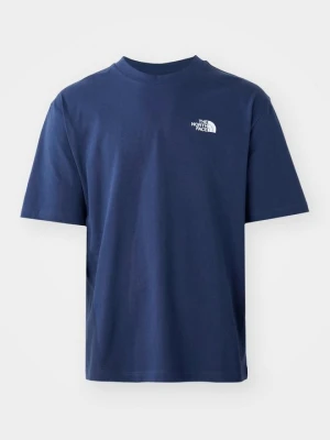 T-shirt z nadrukiem The North Face granatowy