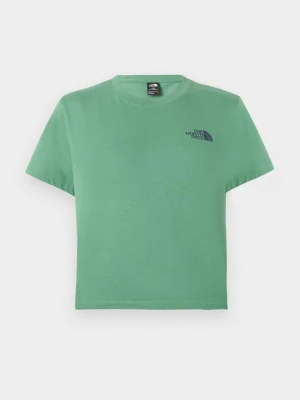 T-shirt z nadrukiem The North Face zielony