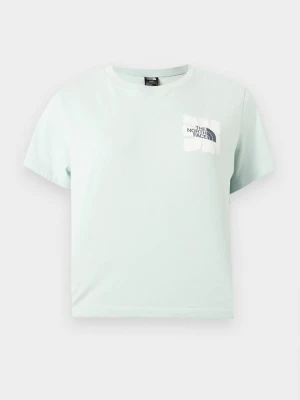 T-shirt z nadrukiem The North Face żółty