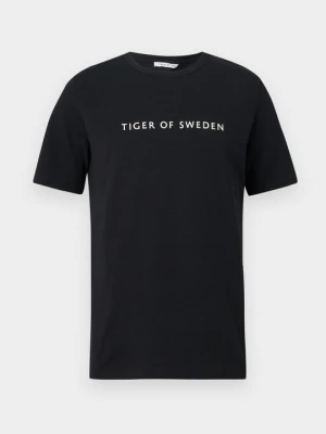 T-shirt z nadrukiem Tiger Of Sweden czarny