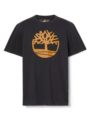 T-shirt z nadrukiem Timberland czarny