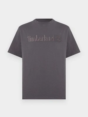 T-shirt z nadrukiem Timberland ciemnoszary