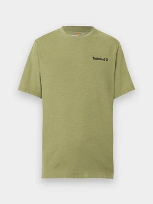 T-shirt z nadrukiem Timberland zielony