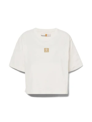 T-shirt z nadrukiem Timberland beżowy