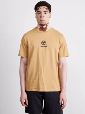 T-shirt z nadrukiem Timberland wielbłądzi