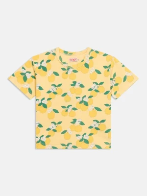 T-shirt z nadrukiem TINYCOTTONS żółty