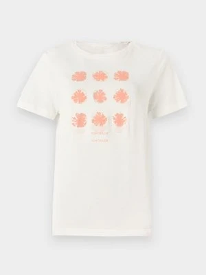 T-shirt z nadrukiem Tom Tailor biały