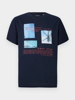 Zdjęcie produktu T-shirt z nadrukiem Tom Tailor granatowy