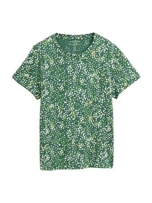 T-shirt z nadrukiem Tom Tailor zielony