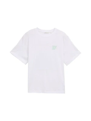 T-shirt z nadrukiem Tom Tailor biały