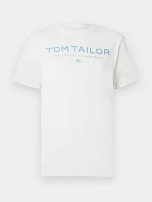 T-shirt z nadrukiem Tom Tailor biały