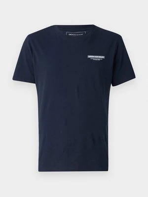 T-shirt z nadrukiem Tom Tailor granatowy
