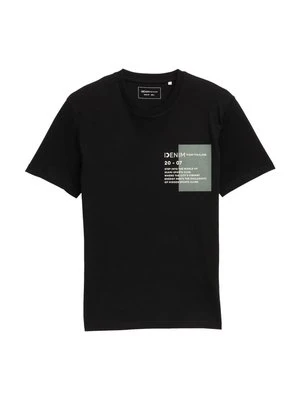 Zdjęcie produktu T-shirt z nadrukiem Tom Tailor czarny