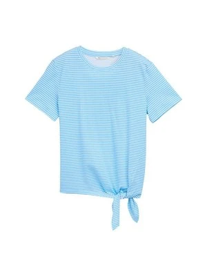 T-shirt z nadrukiem Tom Tailor niebieski