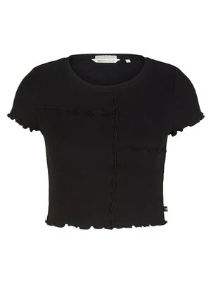 T-shirt z nadrukiem Tom Tailor czarny