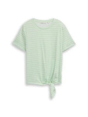 T-shirt z nadrukiem Tom Tailor zielony
