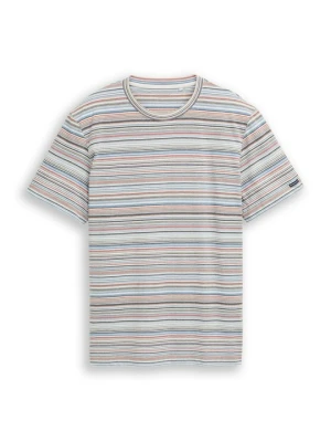 T-shirt z nadrukiem Tom Tailor pomarańczowy