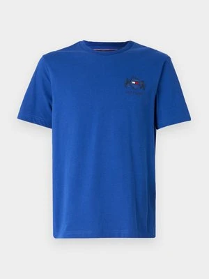 Zdjęcie produktu T-shirt z nadrukiem Tommy Hilfiger granatowy