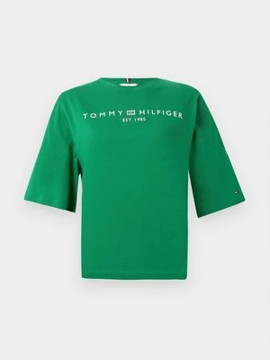 T-shirt z nadrukiem Tommy Hilfiger zielony