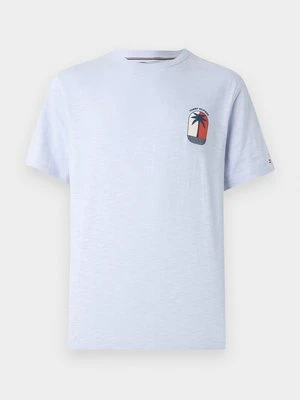 Zdjęcie produktu T-shirt z nadrukiem Tommy Hilfiger jasnoniebieski