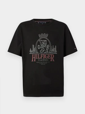Zdjęcie produktu T-shirt z nadrukiem Tommy Hilfiger czarny