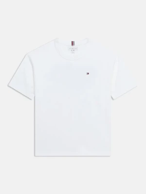 T-shirt z nadrukiem Tommy Hilfiger biały