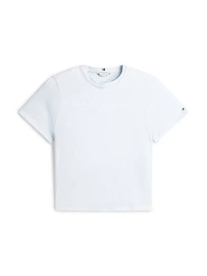 Zdjęcie produktu T-shirt z nadrukiem Tommy Hilfiger jasnoniebieski