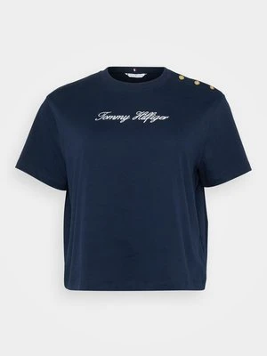 T-shirt z nadrukiem Tommy Hilfiger Curve
