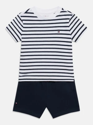 T-shirt z nadrukiem Tommy Hilfiger granatowy
