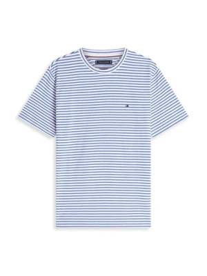 T-shirt z nadrukiem Tommy Hilfiger granatowy