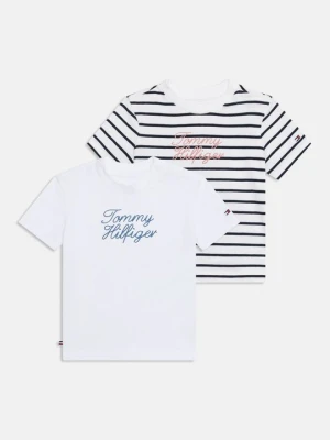 T-shirt z nadrukiem Tommy Hilfiger granatowy