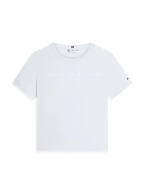 T-shirt z nadrukiem Tommy Hilfiger jasnoniebieski