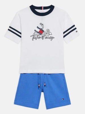 T-shirt z nadrukiem Tommy Hilfiger niebieski