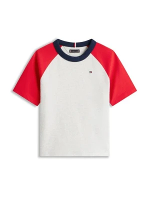 T-shirt z nadrukiem Tommy Hilfiger szary