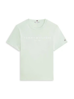 T-shirt z nadrukiem Tommy Hilfiger zielony