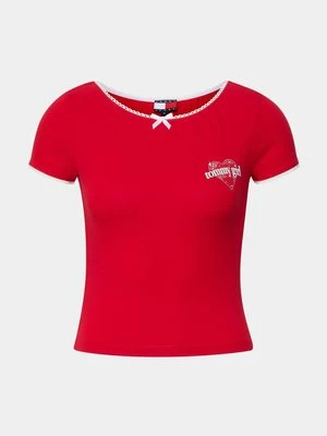 T-shirt z nadrukiem Tommy Jeans