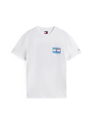 Zdjęcie produktu T-shirt z nadrukiem Tommy Jeans mleczny