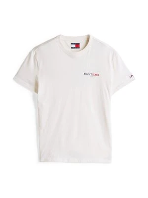 Zdjęcie produktu T-shirt z nadrukiem Tommy Jeans mleczny