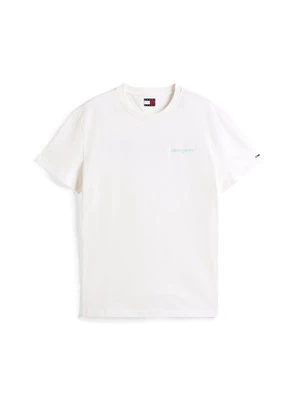 Zdjęcie produktu T-shirt z nadrukiem Tommy Jeans biały