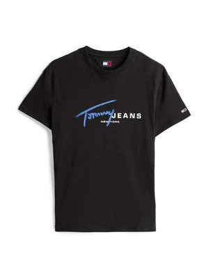 Zdjęcie produktu T-shirt z nadrukiem Tommy Jeans czarny