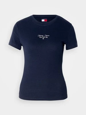 Zdjęcie produktu T-shirt z nadrukiem Tommy Jeans granatowy