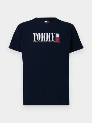 Zdjęcie produktu T-shirt z nadrukiem Tommy Jeans granatowy