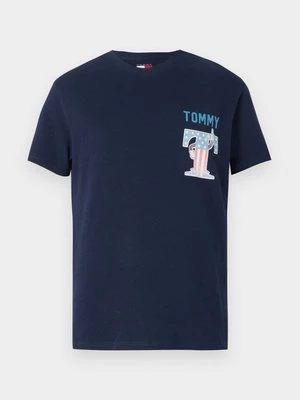 Zdjęcie produktu T-shirt z nadrukiem Tommy Jeans granatowy
