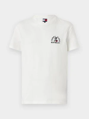 Zdjęcie produktu T-shirt z nadrukiem Tommy Jeans mleczny