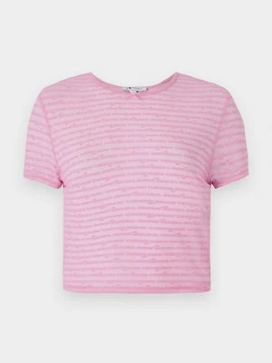 Zdjęcie produktu T-shirt z nadrukiem Tommy Jeans różowy