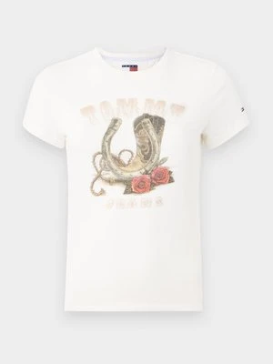 Zdjęcie produktu T-shirt z nadrukiem Tommy Jeans biały