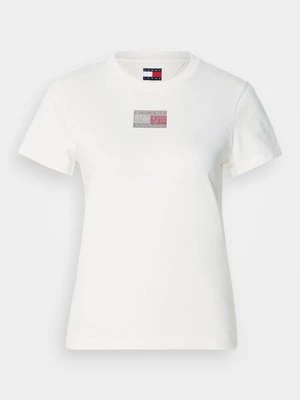 Zdjęcie produktu T-shirt z nadrukiem Tommy Jeans mleczny