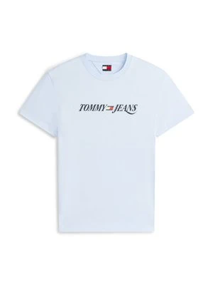 Zdjęcie produktu T-shirt z nadrukiem Tommy Jeans jasnoniebieski
