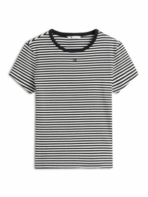 T-shirt z nadrukiem Tommy Jeans biały