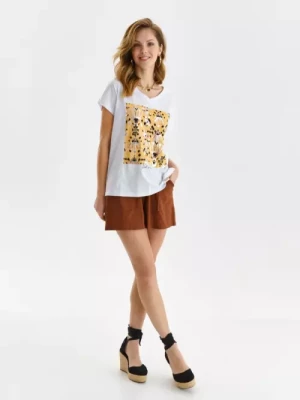T-shirt z nadrukiem TOP SECRET